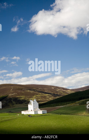 The strategic landmark historical Corgarff Castle in Strathdon, Aberdeenshire, Scotland, UK   Scottish Landmarks Stock Photo