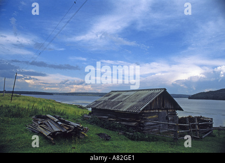 Kenozero lake, Semenovo, Arkhangelsk region, NW Federal District, Russia Stock Photo