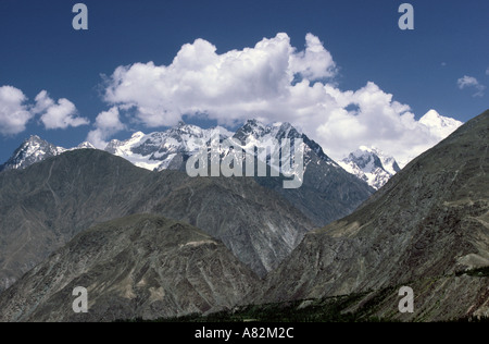 Pakistan Azad Kashmir Mt Rakaposhi 7788m Stock Photo - Alamy