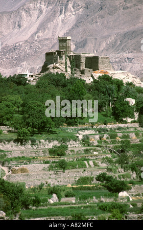 Pakistan Hunza Valley Karimabad Altit Fort Stock Photo