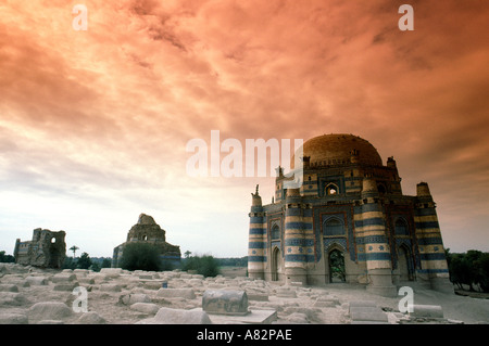 Pakistan South Punjab Uch Sharif Tomb of Bibi Jaiwindi 1430AD Stock Photo