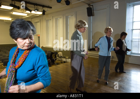 Salsa class for all ages in Fredericton New Brunswick Canada Stock Photo