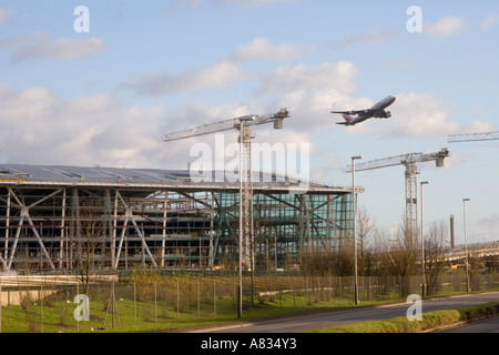 Heathrow Terminal Five under construction March 2006 Stock Photo