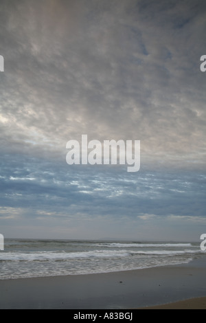 Clouds over Imperial Beach near the Municipal Pier San Diego County California Stock Photo