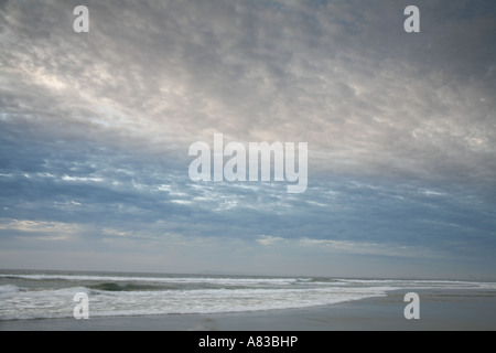 Clouds over Imperial Beach near the Municipal Pier San Diego County California Stock Photo