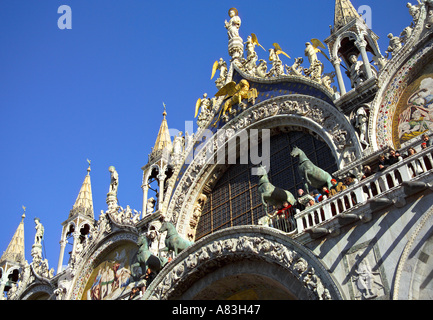 St. Mark's Basilica, St Mark's Square , Venice, Italy Stock Photo