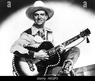 GENE AUTRY US Country singer and actor Stock Photo