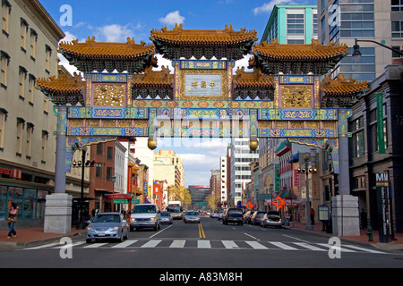 The Friendship Archway at Chinatown in Washington DC
