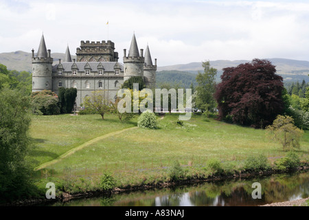 Inveraray Castle Seat of the Duke of Argyll Inveraray Scotland Stock Photo