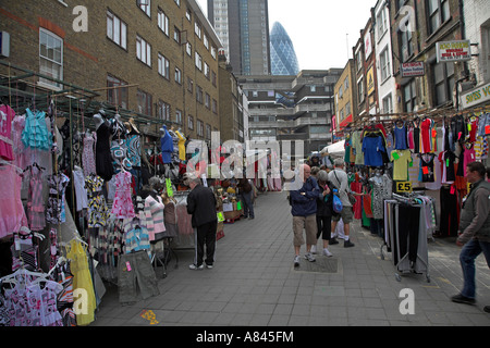 Petticoat Lane ,Wentworth Street market, London, East End, E1, England Stock Photo