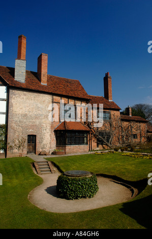 New Place site of the house where Shakespeare died Stratford upon Avon Warwickshire England UK Stock Photo