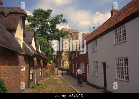 St Marys Square at Horncastle in Lincolnshire England UK Stock Photo