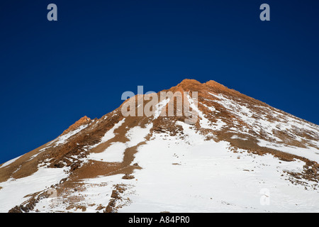 The Summit of Mount Teide from the Cable Car Station Parque National del Teide Tenerife Spain Stock Photo