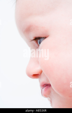 Baby S Face Growing Up Stock Photo Alamy