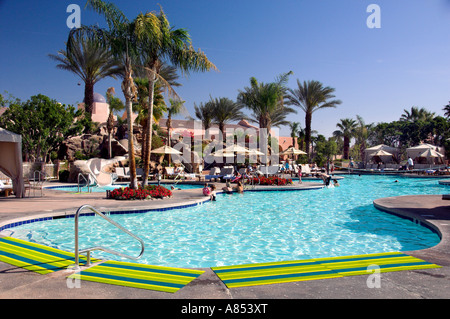 Pool area at the Westin Mission Hills resort in Rancho Mirage near Palm Springs California USA Stock Photo