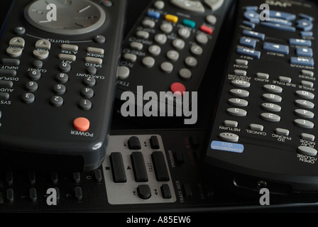 Remote Control Handsets Stock Photo