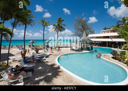 Barbados Beach Club, Maxwell, near St Lawrence Gap, South Coast, Barbados, Caribbean Stock Photo