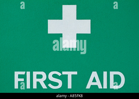 First Aid Box, Close Up. Stock Photo