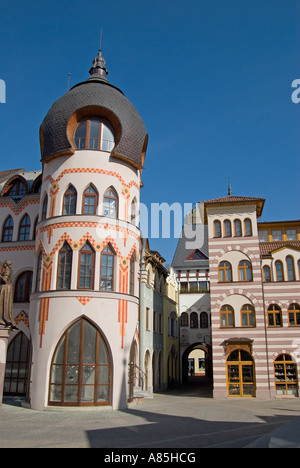 Komarno, Slovakia. Nadvorie Europy / Europa Udvar / Europe Square Stock Photo