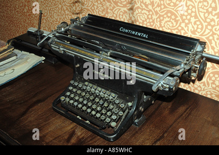 Continental old typewriter Stock Photo