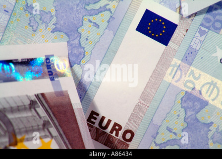 Euro notes Stock Photo