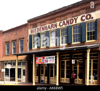 United States USA Mississipi Shop Vicksburg  Biedenharn Candy Co Compagnie Mississippi Stock Photo