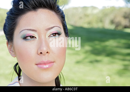 Portrait of a young woman. Stock Photo