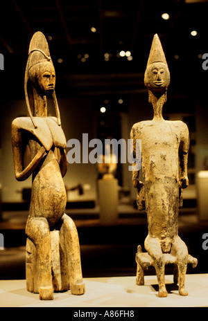 Museum Art  Senufo Ivory Coast Africa African Stock Photo