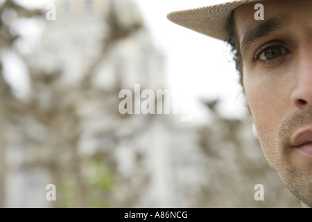 View of a young man. Stock Photo