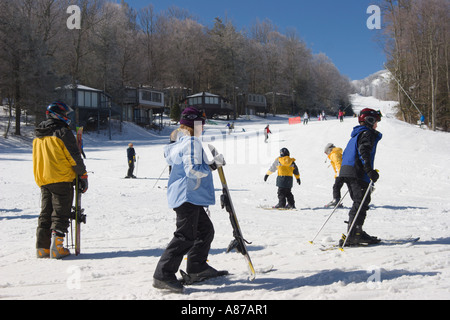 North Carolina Sugar Mountain Ski Resort Stock Photo 281999979