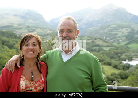 Senior couple, portrait Stock Photo