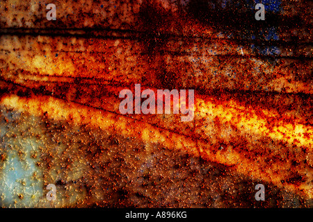 Rusty Textured Surface Stock Photo