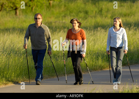 Nordic Walking Stock Photo