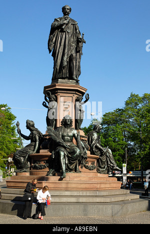 Monument for Maximilian II., king of Bavaria, Munich, Germany Stock Photo