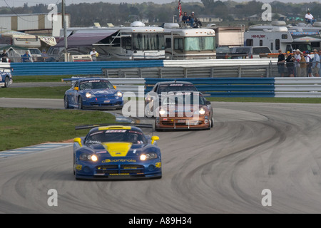 53rd Annual 12 Hours of Sebring sports car race at Sebring International Raceway Sebring Florida Stock Photo