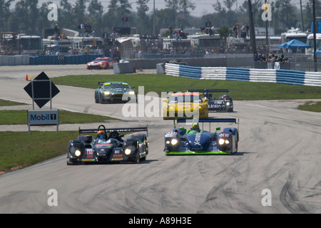 53rd Annual 12 Hours of Sebring sports car race at Sebring International Raceway Sebring Florida Stock Photo