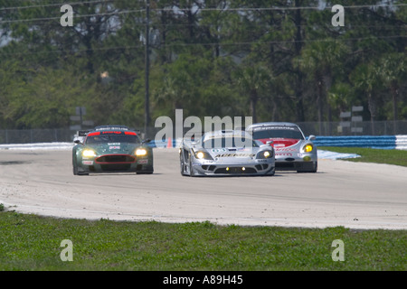 53rd Annual 12 Hours of Sebring sports car race at Sebring International Raceway Sebring Florida Stock Photo