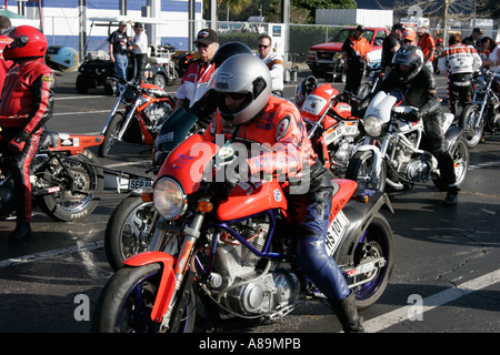 Gainesville Florida,Gainesville Raceway,All Harley Drag Racing Association,AHDRA,Bike Week Nationals,motorcycle motorcycles,visitors travel traveling Stock Photo