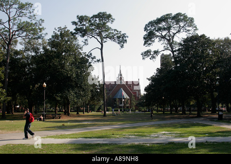 Gainesville Florida,University of Florida,Plaza of the Americas,visitors travel traveling tour tourist tourism landmark landmarks culture cultural,vac Stock Photo