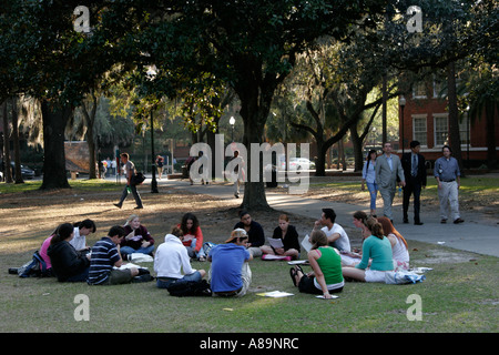 Gainesville Florida,University of Florida,Plaza of the Americas,student students education pupil pupils,visitors travel traveling tour tourist tourism Stock Photo