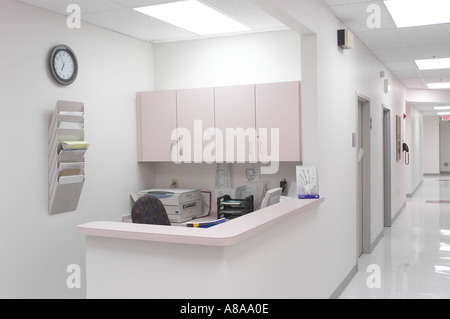 Doctors Medical Office Hallway Stock Photo