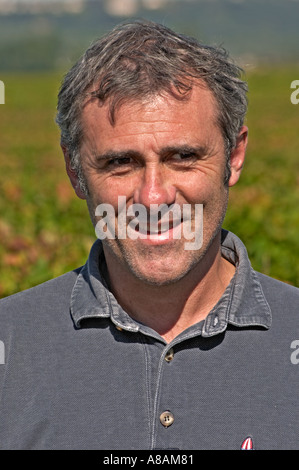 Hervé Lamothe owner and winemaker - Chateau Haut Bergeron, Sauternes, Bordeaux Stock Photo