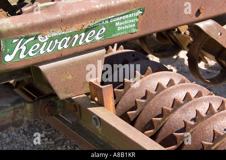 Aging agrucultural equipment Stock Photo