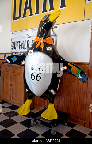 Afton Gas Station Museum Historic Route 66 Oklahoma USA Stock Photo