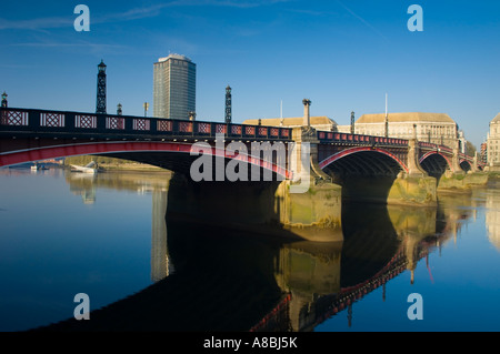 Milbank Tower seen from the west across Lambeth Bridge London England Great Britain UK Stock Photo