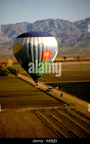 California Palm Springs Ballooning Stock Photo