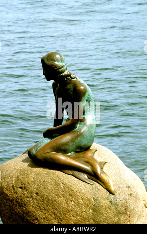 Denmark Copenhagen Little Mermaid sculpture statue harbor