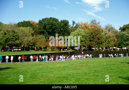 Washington DC Vietnam Veterans Memorial Stock Photo