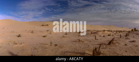 Near Douz Tunisia Anchoring Desert Grand Erg Oriental Stock Photo