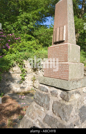 Ruins of Mary Jones cottage at Llanfihangel y Pennant near Abergynolwyn, Gwynedd, North Wales Stock Photo